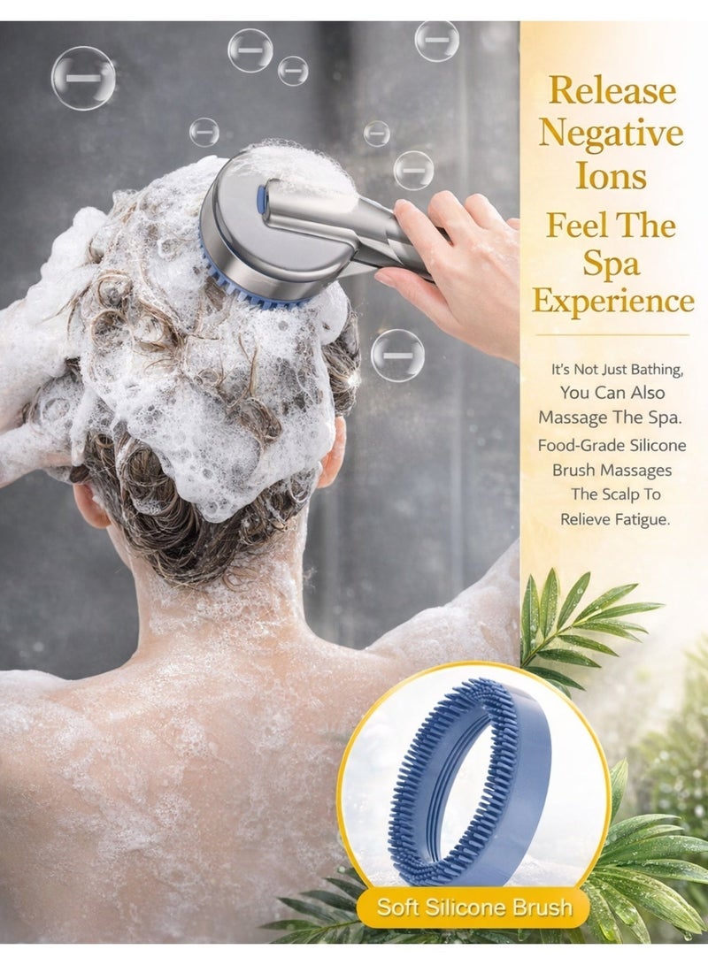 F.A.M.S High Pressure Filtered Handheld Shower Head with Multi Spray Modes, Water Saving & Anti-Clog Design – Easy Installation - Image 4